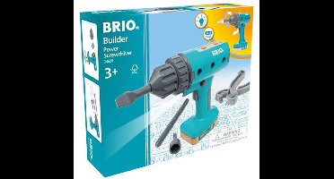 BRIO Builder - 34600 Elektrische schroevendraaier - Educatief rollenspel- & bouwspeelgoed voor kinderen vanaf 3 jaar - uitbreiding voor BRIO World