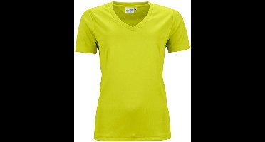 James and Nicholson Dames/dames Actief V Hals T-Shirt (Zuurgeel)