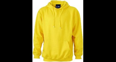 James and Nicholson Unisex Hooded Sweatshirt (Zonnegeel)