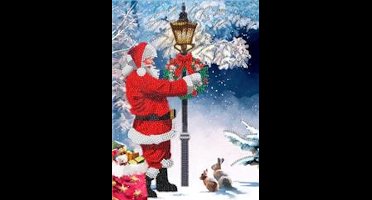 CrystCrystal Art Giant XL Card, Santa's Walk, 29x21 cm