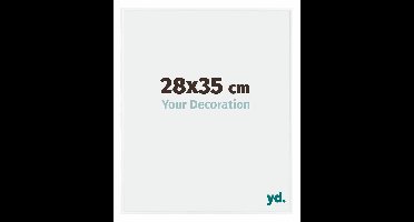 Your Decoration - Fotolijst 28x35 cm - Kunststof - Wit Hoogglans - Evry