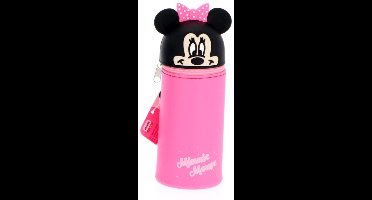 Minnie Mouse Siliconen etui - Voor school - Roze