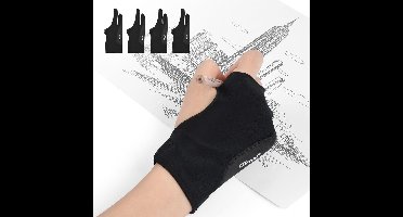 4 Pack Digitale Kunstenaars Handschoenen voor Tablets