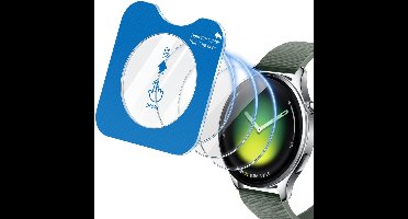 3x Tempered Glass Screen Protectors voor Smartwatches 9H Hardheid