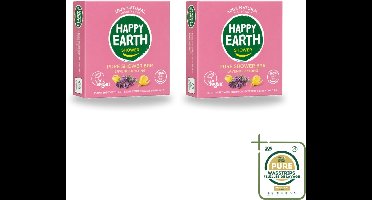 2 x Happy Earth – Shower Bar – 100% Natuurlijk Lavender Ylang – 90 g - Wasstrips - Douchen - Douchegel - Lavendel - Ylang-ylang - Natuurlijke Douchegel