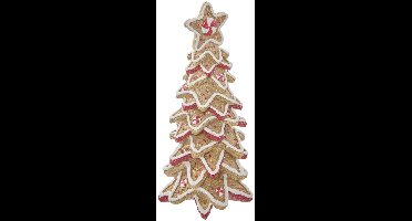 Ginger-kerstboom van kunsthars met sterrenmotief, hoogte 26 cm