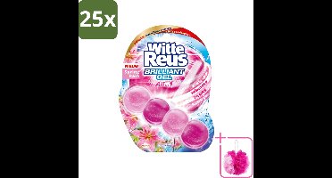 25 x Witte Reus - Toiletblok Brilliant Gel - Spring Rain - 1 Toiletblok - Bulkverpakking - Toiletgel - Douchemop - Reinigingsgel
