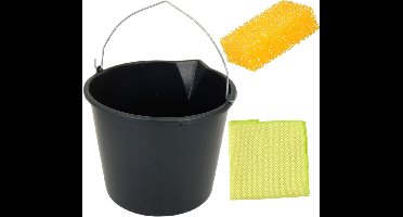 Auto schoonmaken set - speciaal tegen insecten en vuil - speciale structuur - auto wassen set