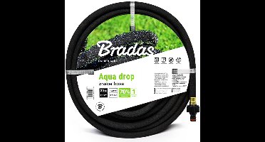 Bradas AQUA-DROP Druppelslang Set – 1/2" (13 mm) × 30 m – Inclusief Snelkoppelingen – Waterbesparend