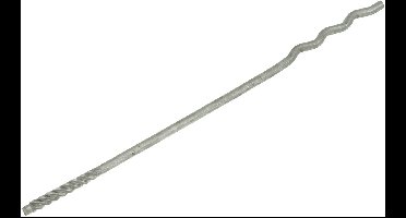 Starx Slagspouwanker Universeel - 190 x 35 x 4,6 mm - Verzinkt - Draadmaat M5 - Geschikt voor Balk- en Ankerwerk - IJzerwaren - Verpakking van 1 Stuk - 2 Jaar Garantie - Zilver