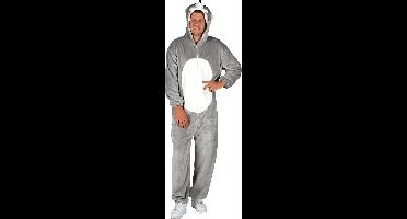 Onesie Dierenkostuum - Muis Pluche - Volwassenen