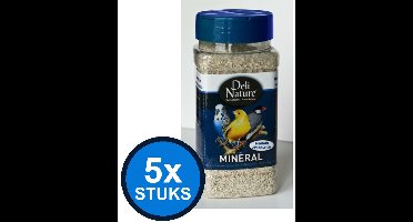 5x Deli Nature - vogelmineralen 660gr - Vogelvoer - 660 g