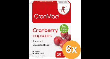 6x Lucovitaal CranMad Cranberry (28 capsules)