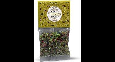 Goloka - 7 chakra's - Chakra - Wierookhars - Resin incense - wierookkorrels - zakje 30 gram
