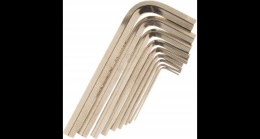 9-delige metrische inbussleutelset 1,5-10 mm