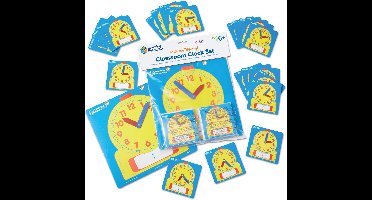 Learning Resources Schrijf & Wis klok, klassenset - 6+
