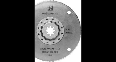 Fein Starlock Plus HSS-zaagblad BIM 100 mm Gesegmenteerd 1 stuks 63502196210