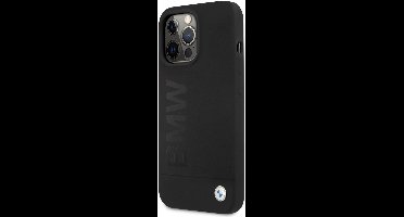 BMW Signature Silicone Back Case - Geschikt voor Apple iPhone 13 Pro (6.1") - Zwart