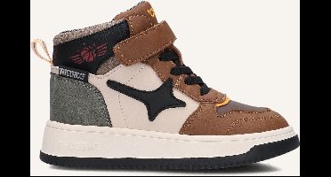 Shoesme No25w100 Sneakers Jongens - Leren Sneaker - Cognac - Maat 27