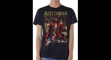 Iron Maiden - Stranger Sepia Heren T-shirt - XL - Zwart