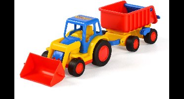 Cavallino Basics Tractor met Shovel en Trailer