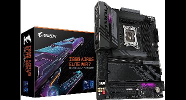 Gigabyte Z890 AORUS ELITE WIFI7 - Moederbord ATX - Socket 1851 - Intel Z890 - DDR5 - Realtek ALC1220 - Ethernet 2.5Gbps - Wi-Fi 7