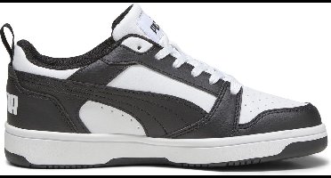PUMA Puma Rebound V6 Lo Jr Unisex Sneakers - PUMA White-PUMA Black