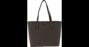 DKNY Leren Shopper Schoudertas Carol Saff Tote Bag Truffle Lichtbruin