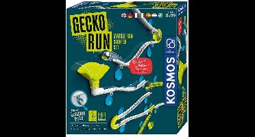 Kosmos Gecko Run – Knikkerbaan - Starter Set - Marble Run - Verticale knikkerbaan met kleefpads voor gladde oppervlakken