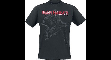 Iron Maiden Eddie Bass Heren T-shirt - zwart - M
