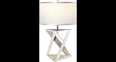 Elstead Lighting LED Tafellamp Aegeus | 1X E27 Max 60W | Polished Nickel
