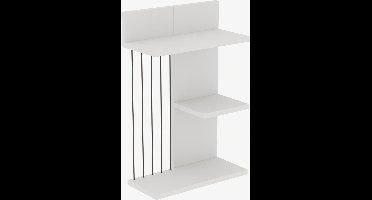 Skye Decor, Wandplank, Kinik - White, Gemelamineerde spaanplaat, Wit, 40 x 19 x 60 cm