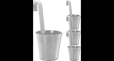 Relaxwonen - Bloempot met haak - Hangende bloempot - Set van 3 stuks