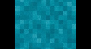 BLOKJES BEHANG - Blauw - AS Creation California