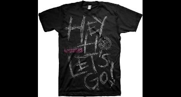 Ramones - Hey Ho Heren T-shirt - S - Zwart