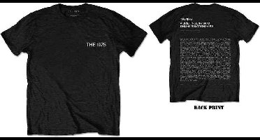 The 1975 - ABIIOR Welcome Welcome Version 2. Heren T-shirt - S - Zwart