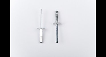 Popnagel Alum/Staal 4.8X16mm Klinkb.11Mm Doos=250St - 250 stuks
