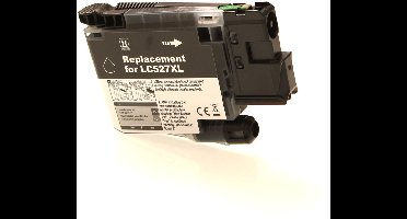 ABC huismerk inktcartridge geschikt voor Brother LC527XLBK zwart geschikt voor MFC-J4350DW MFC-J4550DW