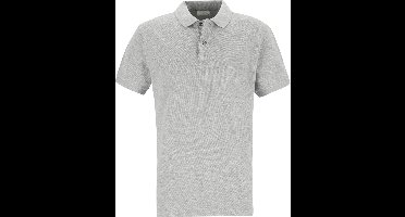 Profuomo slim fit heren polo - grijs