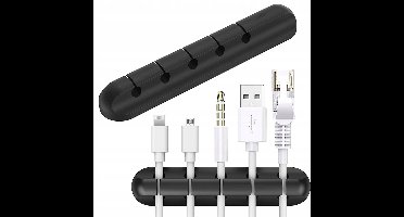 Hangzhou A Link Star Technology Co. Ltd. - Kabelorganizer - 5 Houders - Zelfklevend - Zwart
