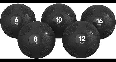 Tunturi Platinum slam ball - 6-16kg - Zwart