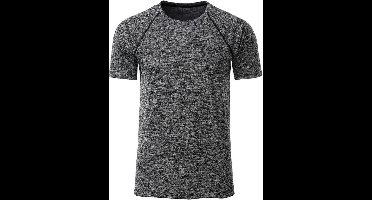 James and Nicholson - Heren Sportshirt (Grijs/Zwart)