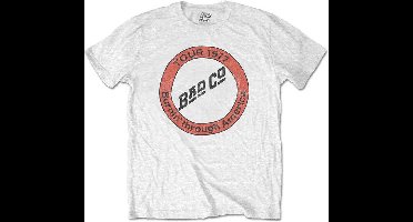Bad Company - Burnin' Through America Heren T-shirt - M - Wit