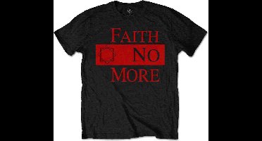 Faith No More Heren Tshirt -M- Classic New Logo Star Zwart