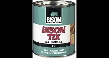 Bison Tix® blik 5 L. gelvormig, super sterk, universeel, contactlijm, waterdichte afwerking, eenvoudig in gebruik, geschikt voor ontelbare reparaties, makkelijk aan te brengen
