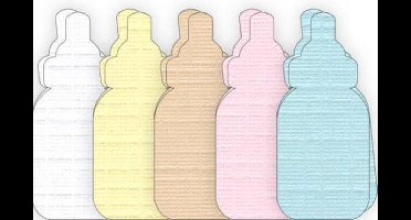 Frame Card - Yvonne Creations - Welcome Baby - Bottle