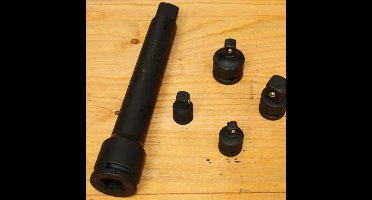 Slagschroevendraaier verlengstuk 3/4 naar 1 inch, Cr-Mo