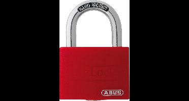 Abus aluminium hangslot T65AL/40 rood