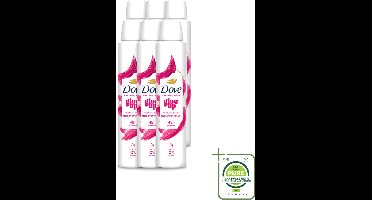 6 x Dove – Deodorant Spray – Glow Up – 200 ml - Grootverpakking - Vaatwasstrips - Anti-transpirant Spray - Zweetvermindering - Geurbescherming - Fris Geur - Bloemige Geur