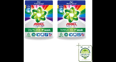 2 x Ariel Professional - Waspoeder - Gekleurde Was - 90 Wasbeurten - Grootverpakking - Vaatwasstrips - Waspoeder Kleur - Waspoeder Voor Gekleurde Kleding - Waspoeder Voor Professionals - Waspoeder 90 Wasbeurten - Waspoeder 5 Sterren Reiniging